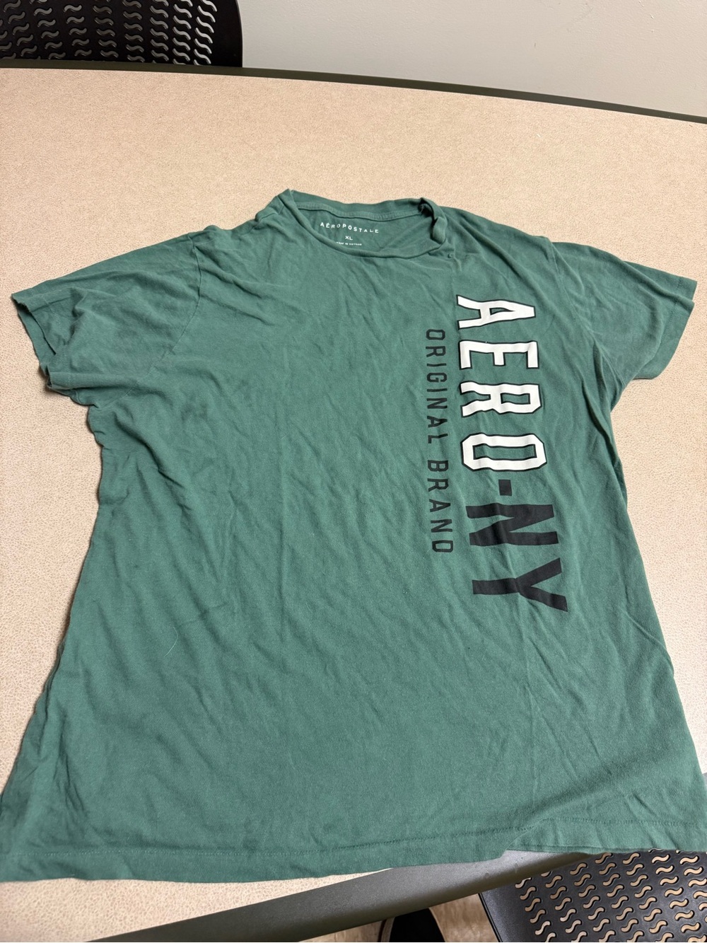 Vintage Aeropostale NY Green Logo Tee